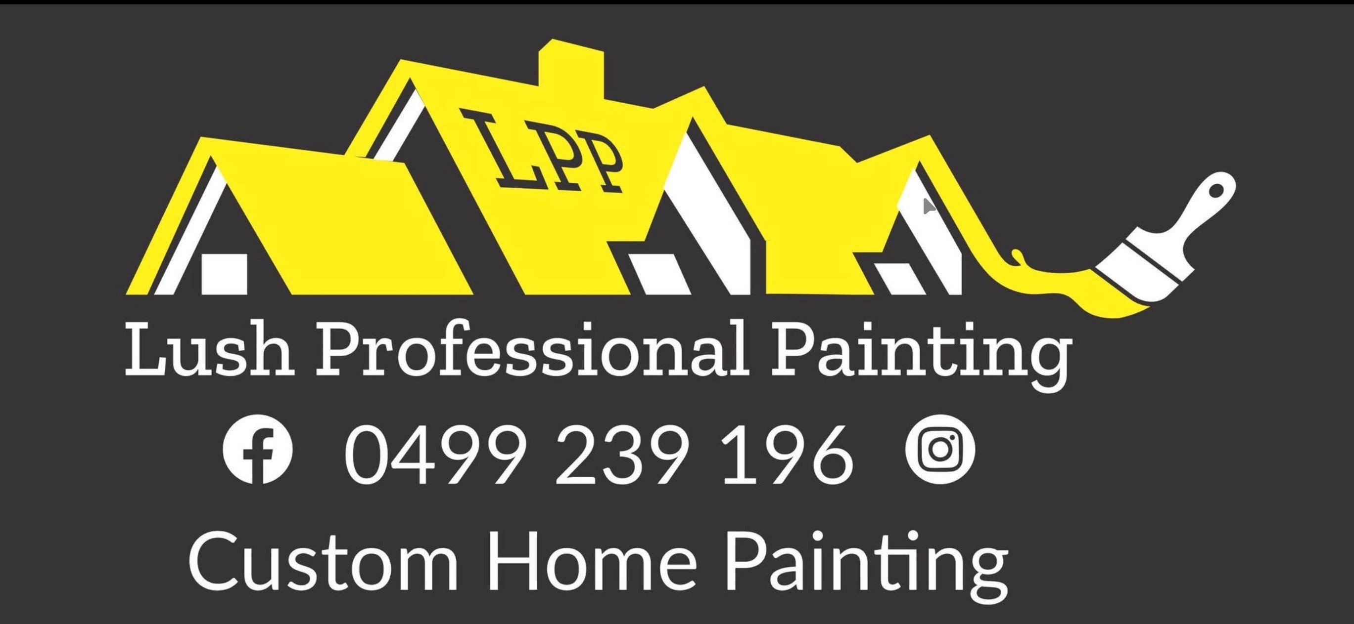 Lush Professional Painting Logo
